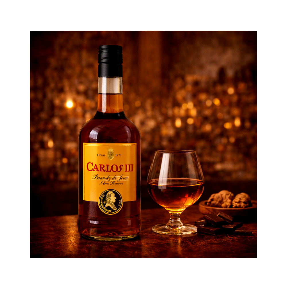 Brandy Carlos III Solera Reserva (700ml)