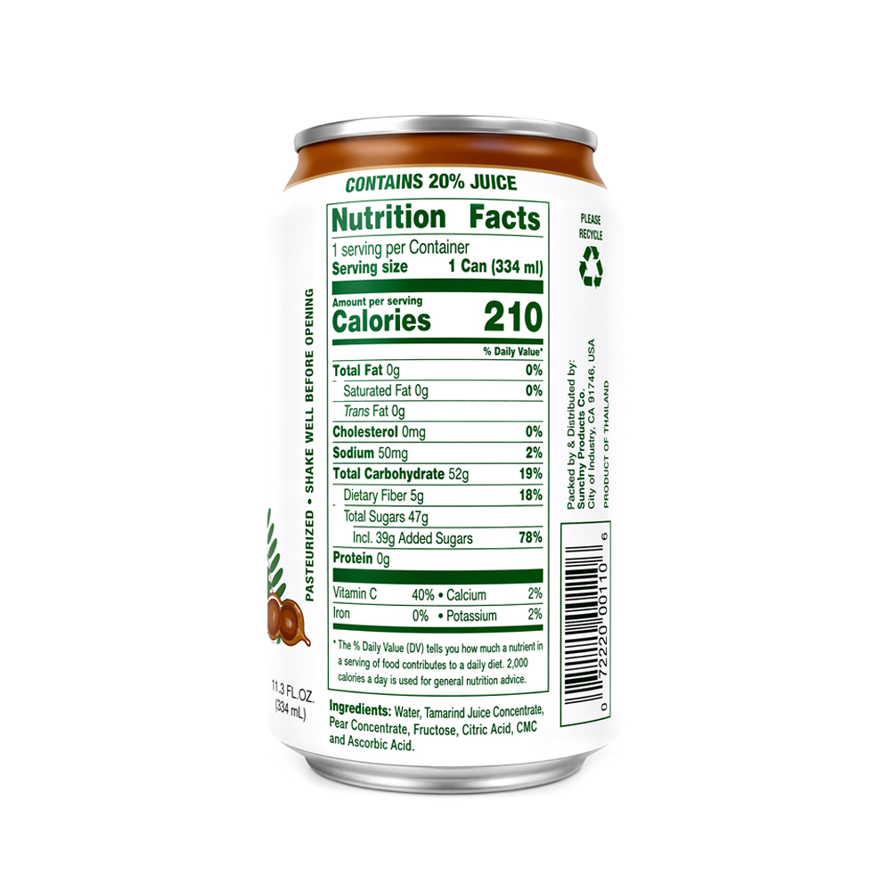 Pack 6uds Néctar de Tamarindo Sunchy (6x334ml)