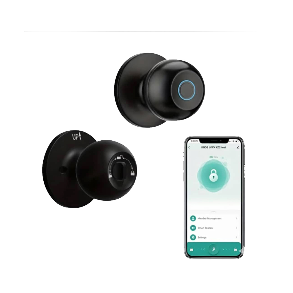 Llavín de Pomo Inteligente con Huellas Dactilares