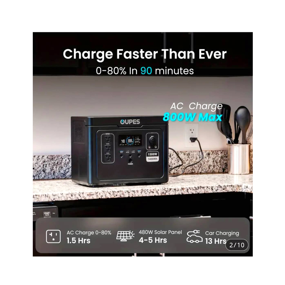 Generador Portátil 1500w OUPES