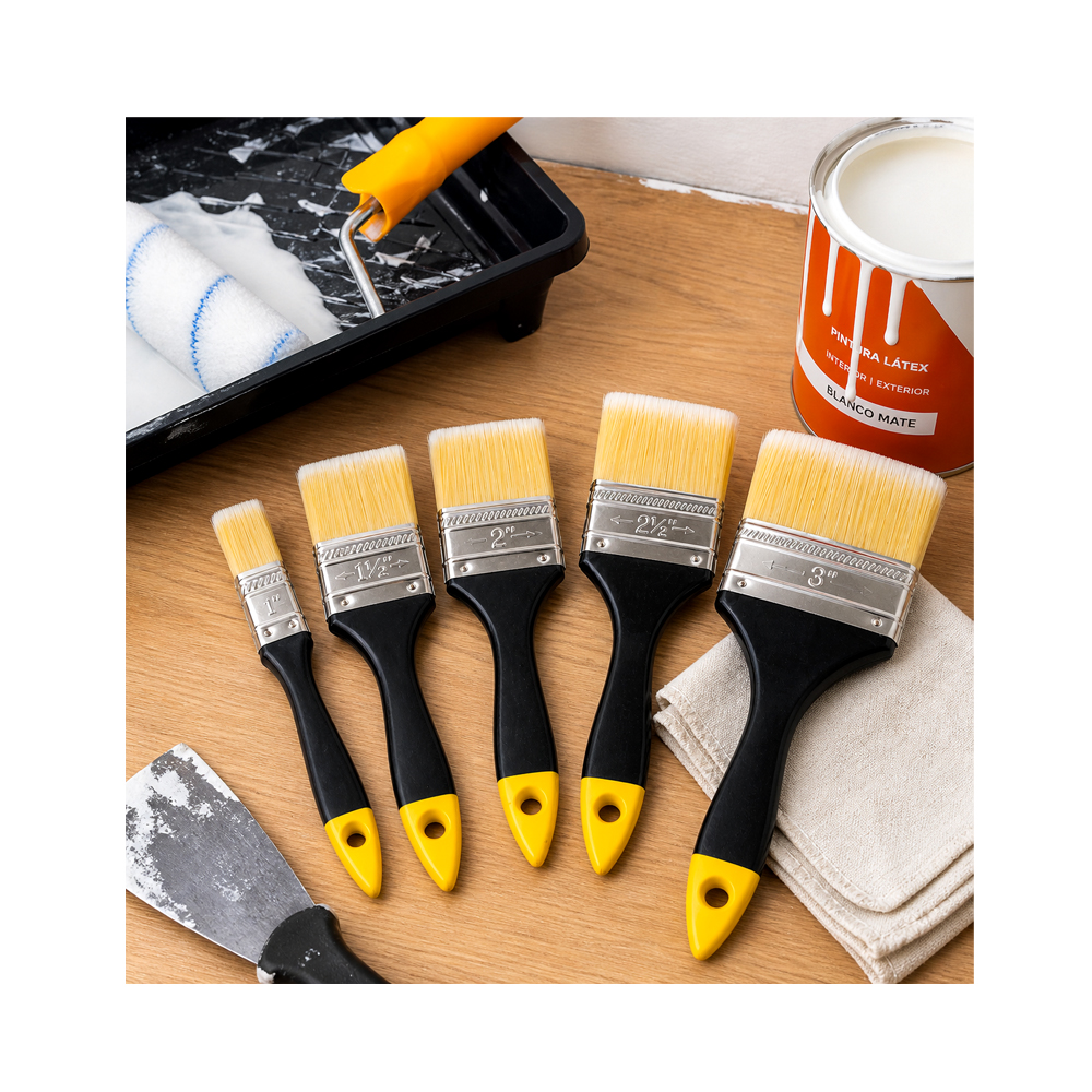 Set de Brochas (1" 1/2" 2" 1/2" 3")