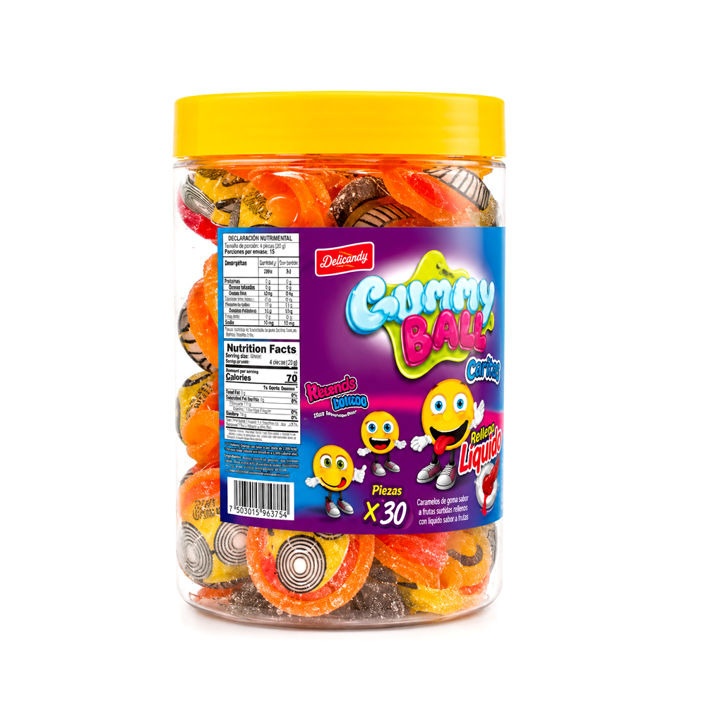 Gummy Ball Smile (30uds)