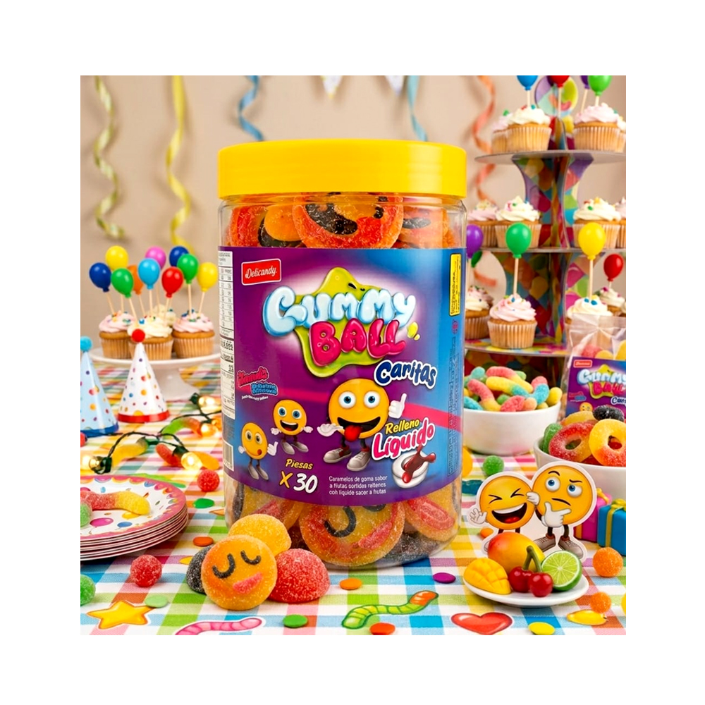 Gummy Ball Smile (30uds)