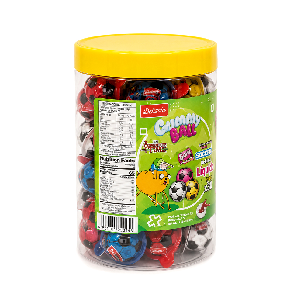Soccer Gummy Ball (30uds)