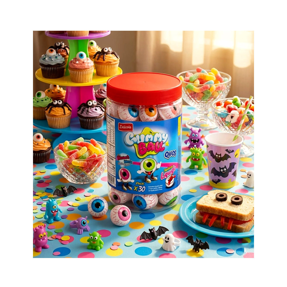 Ojitos Gummy Ball (30uds)