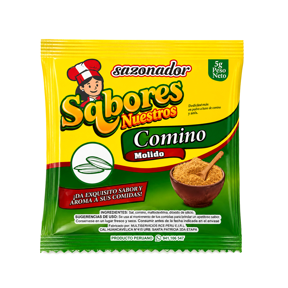 Pack 10 uds Comino Molido (10x5g)