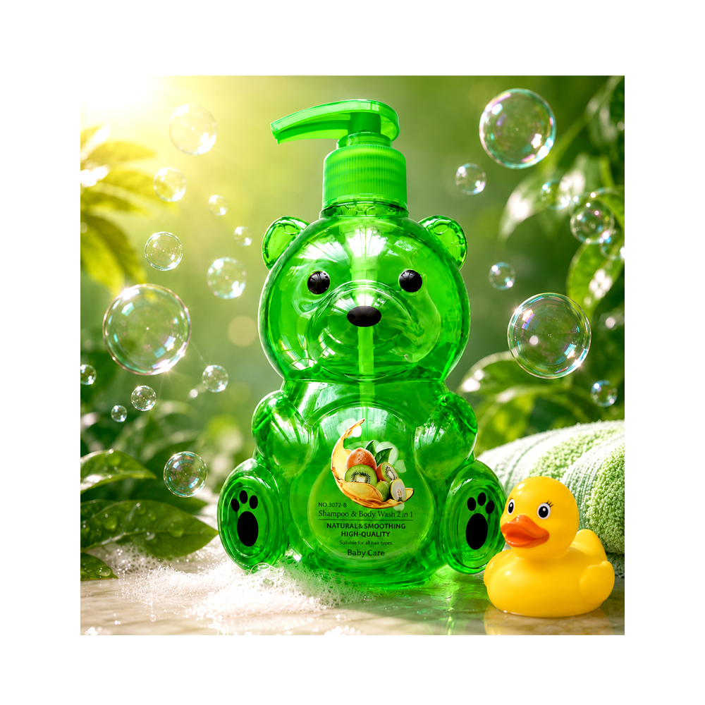 Shampoo/Gel de Baño para Bebé Kiwi (400ml)