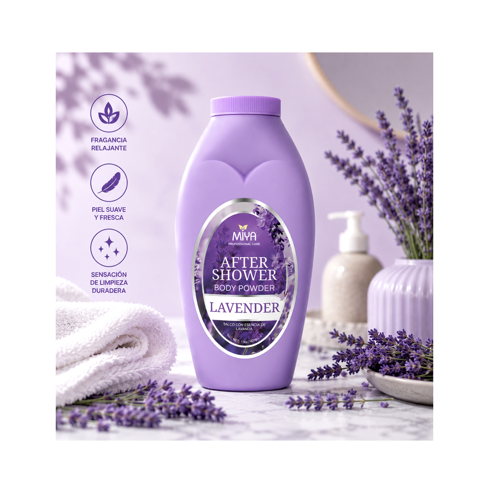 Talco con Esencia de Lavanda (368g)