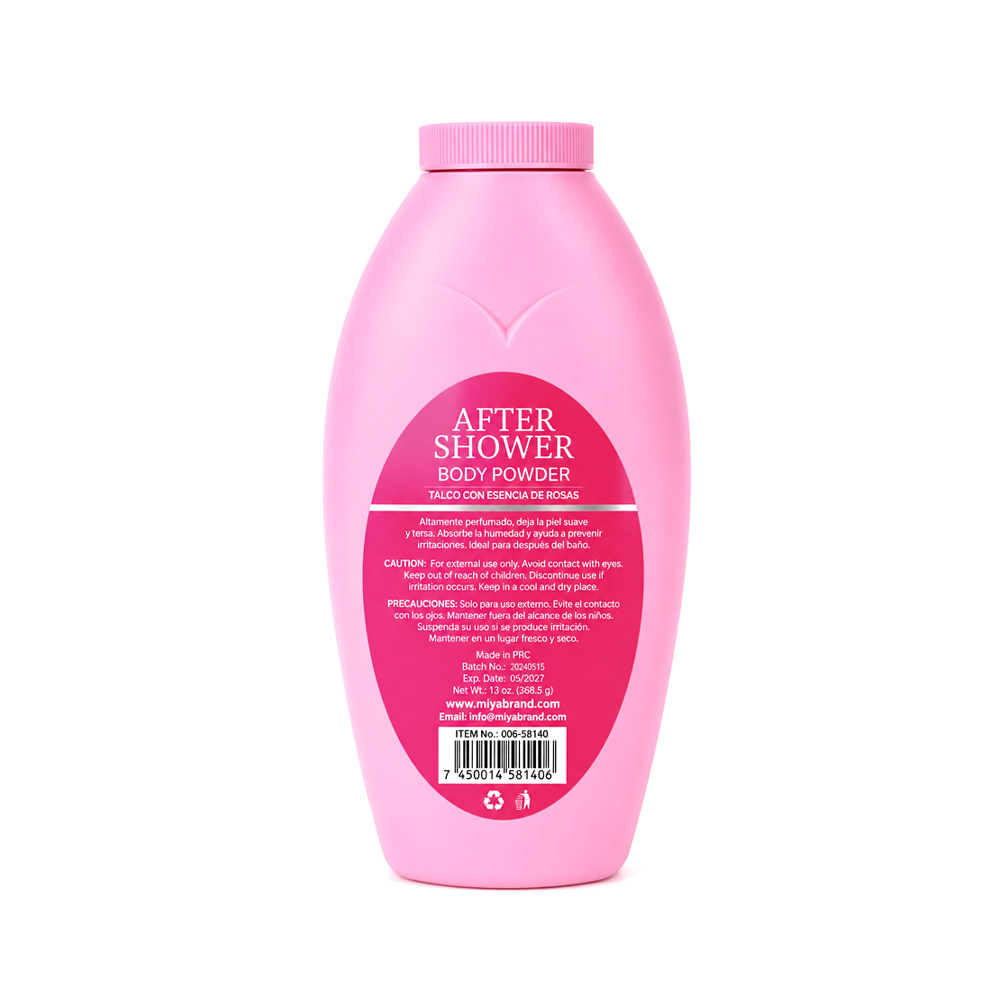 Talco con Esencia de Rosas (368g)