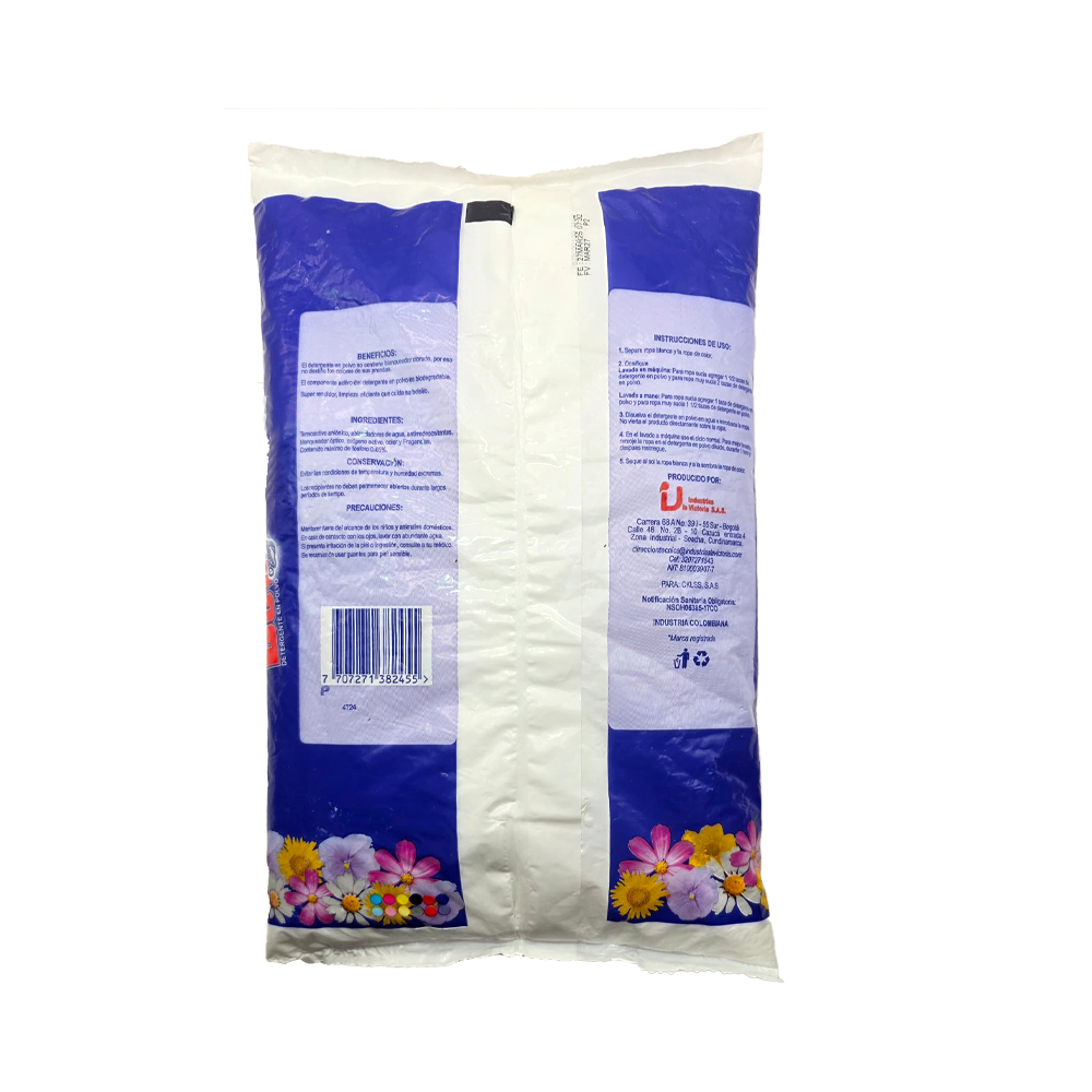 Detergente Multiuso en Polvo Bow (500g)