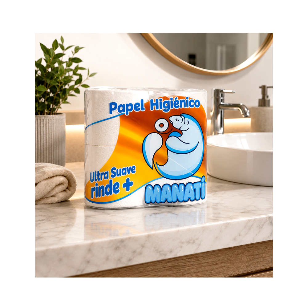 Pack 4 uds Papel Higienico Manati