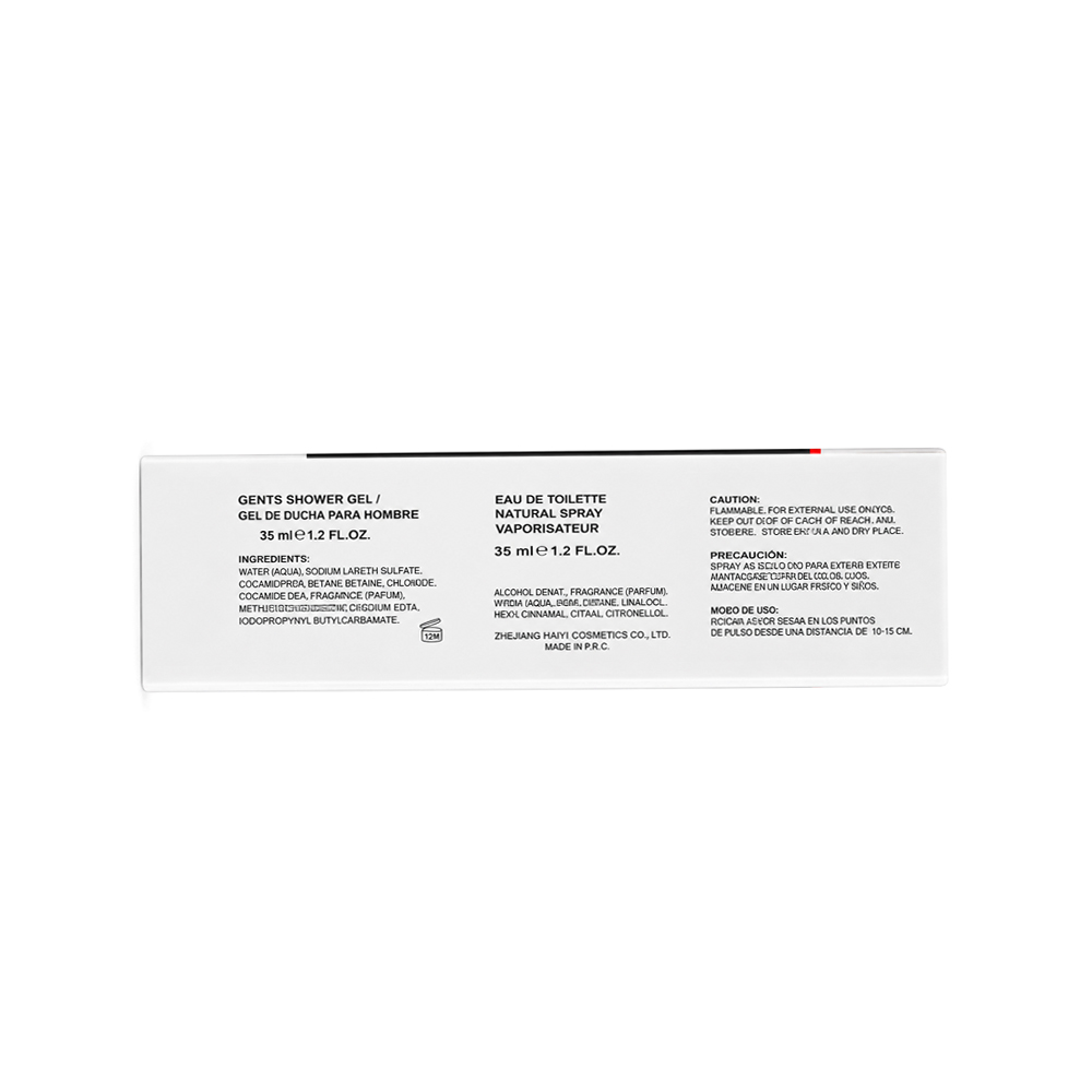 Set Gel de Baño y Perfume Hombre Chevalier Gris (35ml)