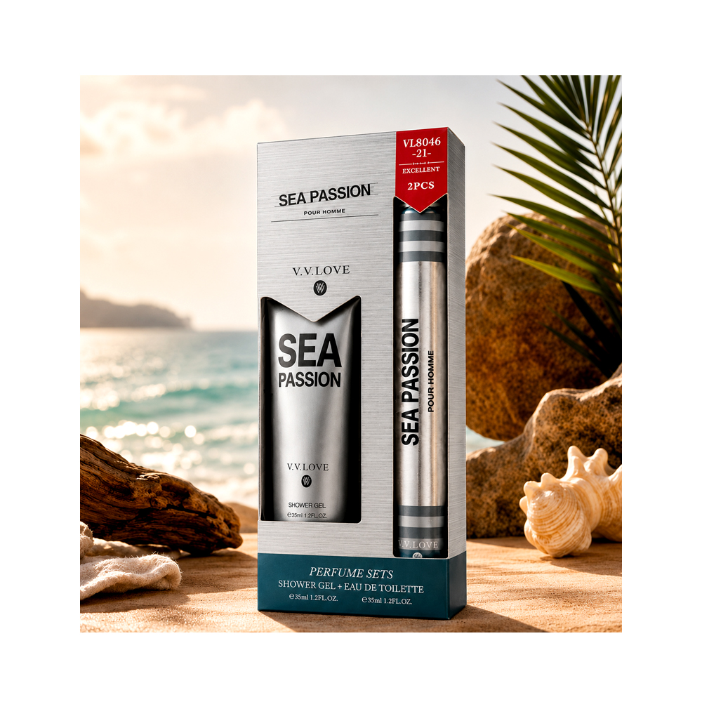 Set Gel de Baño y Perfume Hombre Sea Passion (35ml)