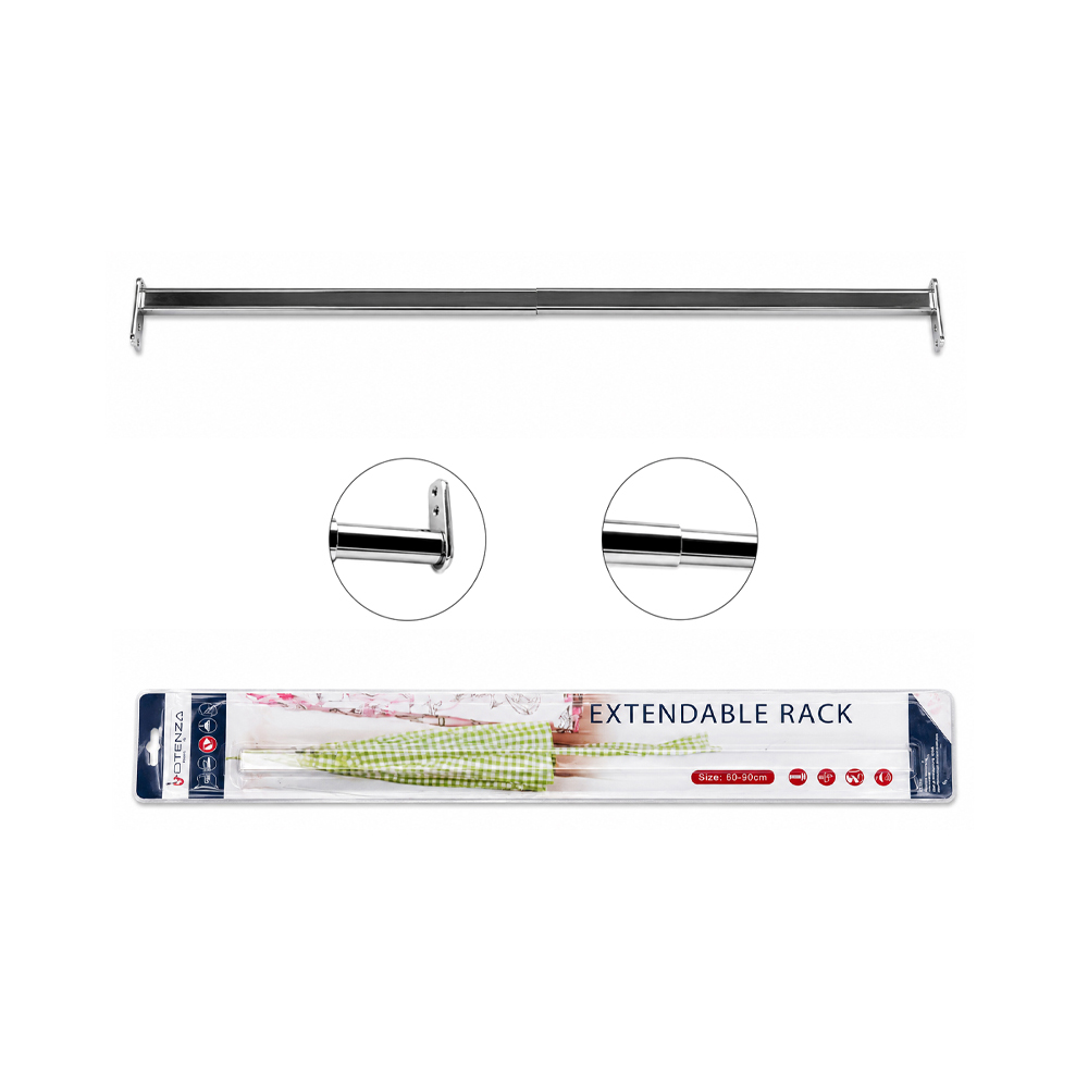 Toallero de Níquel Regulable (60-90cm)