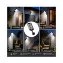 Lampara Solar Recargable Negra 34x60cm