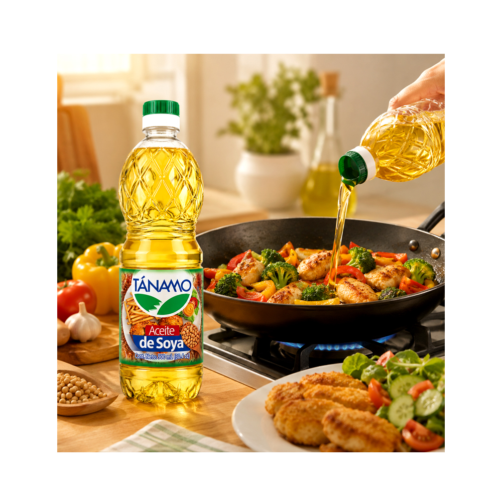 Pack de 6uds de Aceite de Soya Tanamo (900ml)