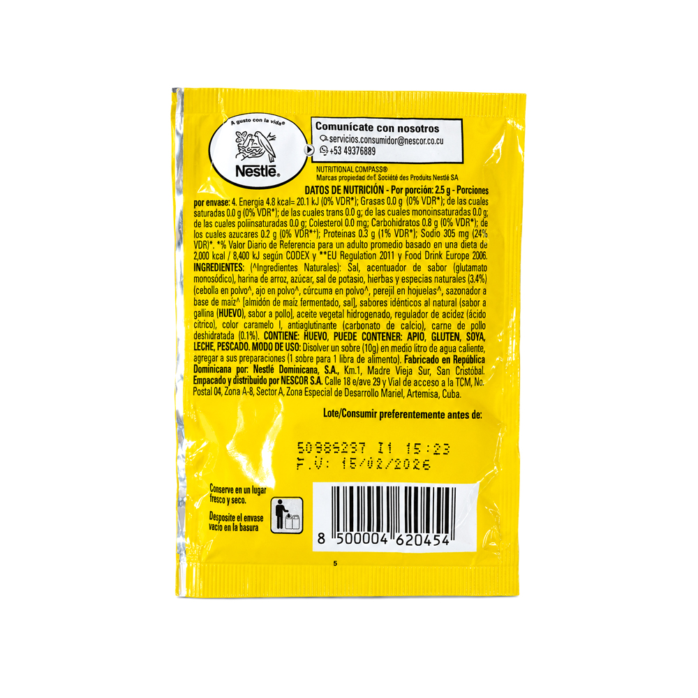 Pack de 12uds Caldo en Polvo de Pollo Maggi (12x10g)