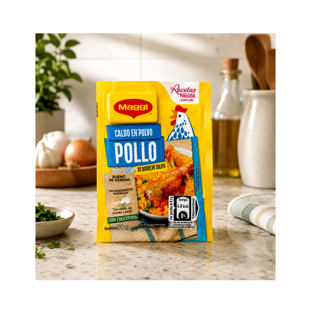 Pack de 12uds Caldo en Polvo de Pollo Maggi (12x10g)