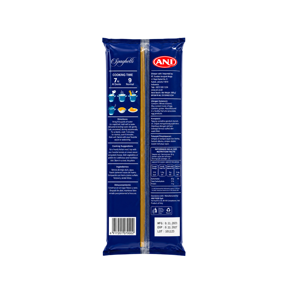 Spaguetti ANI (500g)