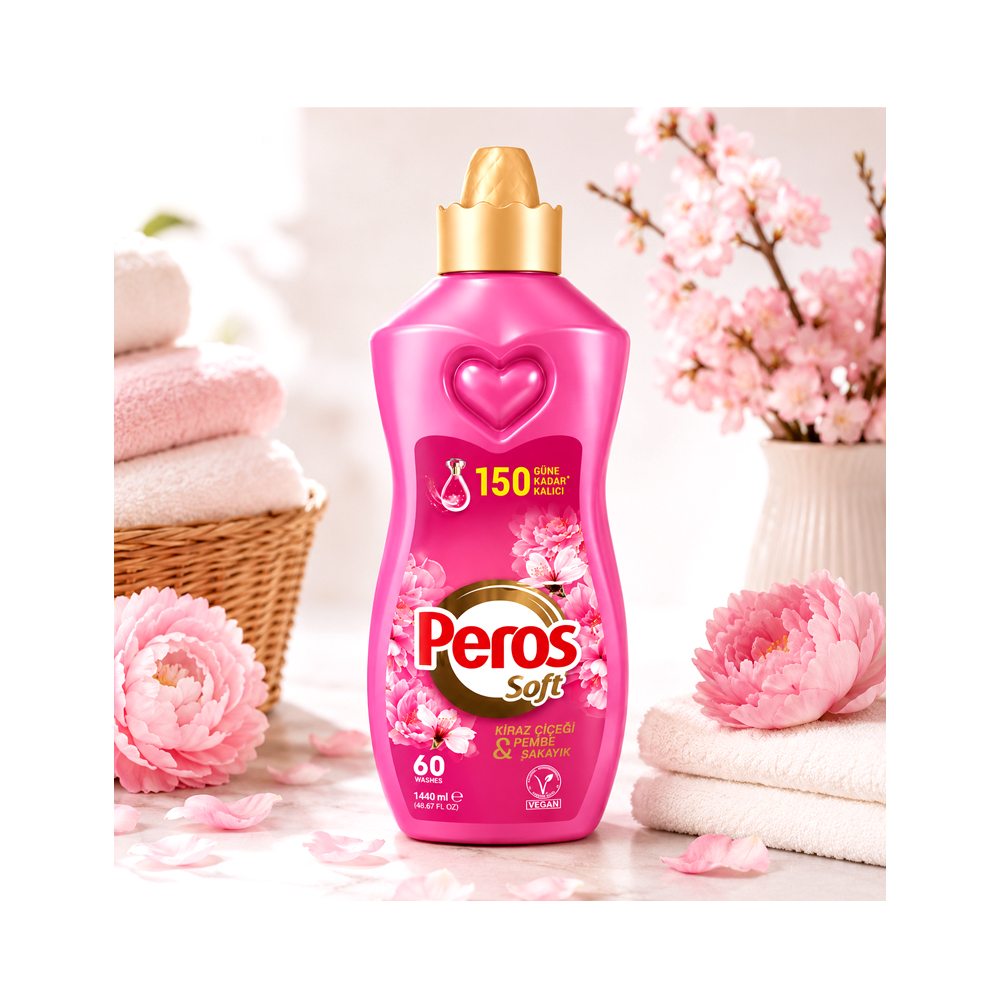 Suavizante Concentrado Peros Soft Flor de Cerezo (1440ml)