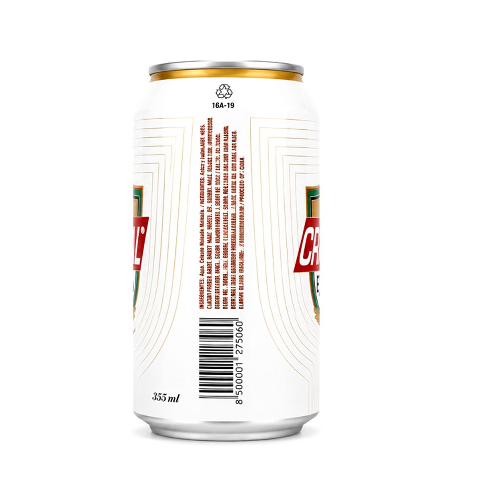 Cerveza Cristal Extra (355ml)