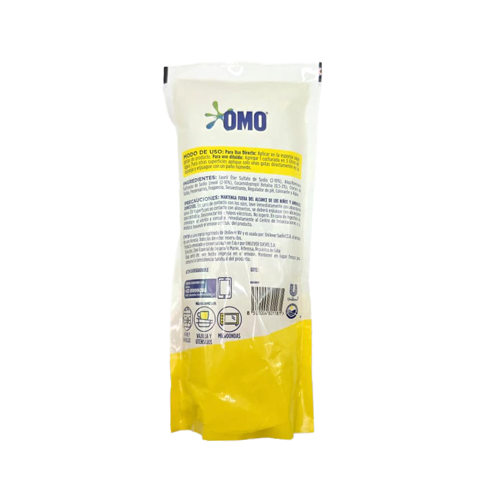 Lavavajillas Omo Limón (450ml)