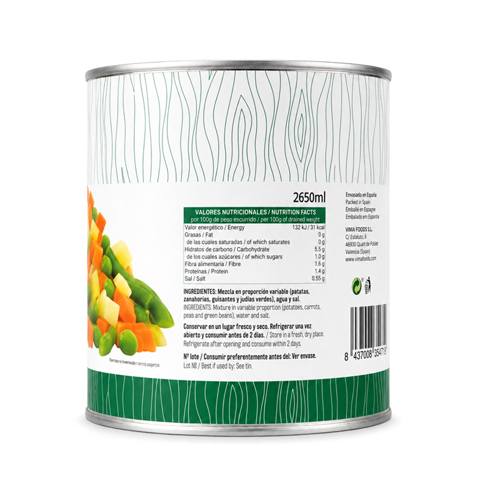 Macedonia de Verduras Vima (2500g)