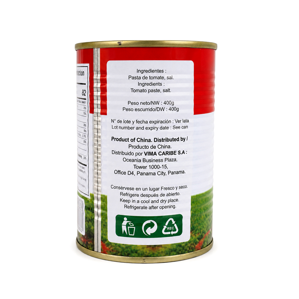 Pasta de Tomate 28/30 Tastys (400g)