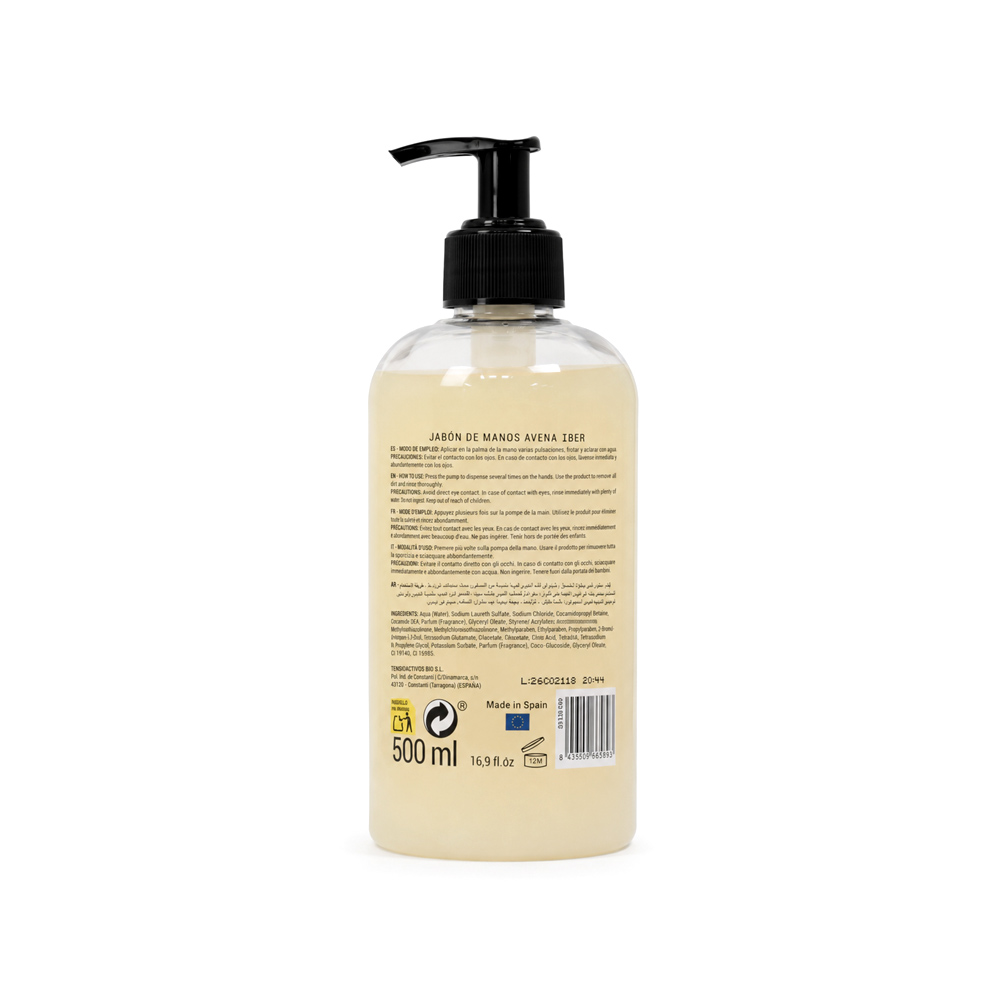 Jabón Iber de Manos de Avena (500ml)