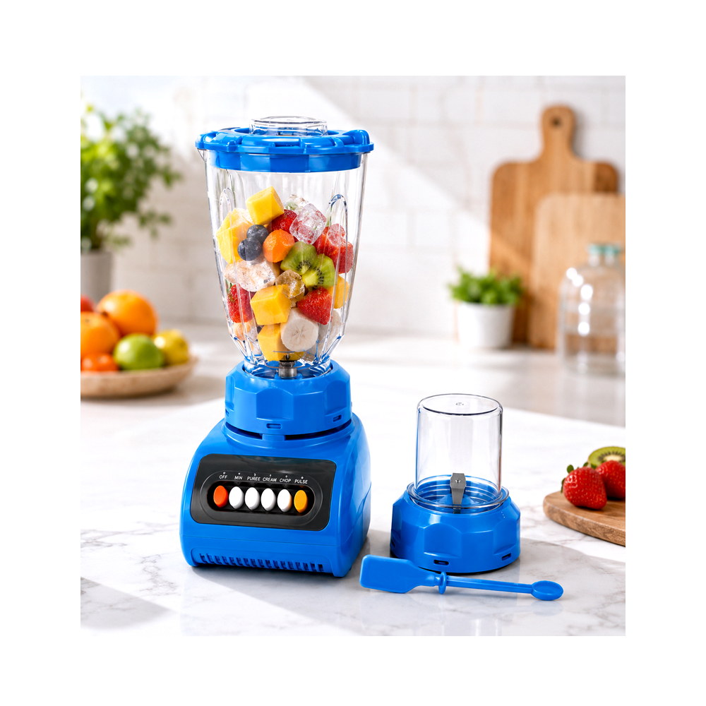 Batidora JMD Multifuncional de Color Azul (350w)