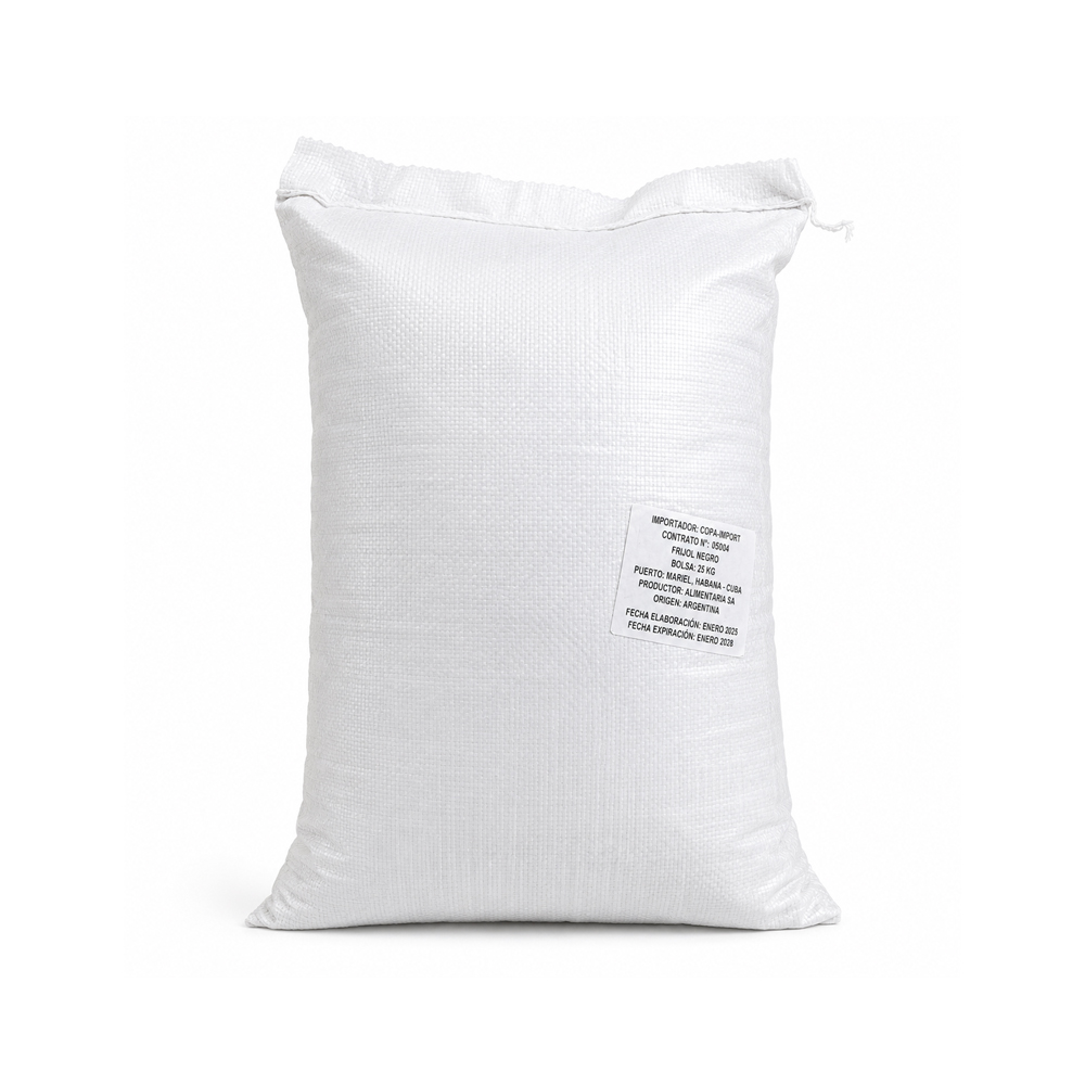 Saco de Frijol Negro ALIMENTARIA S.A (25kg)