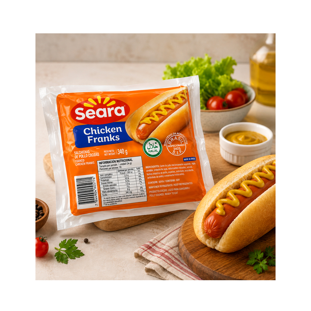 Salchicha de Pollo SEARA (340g)