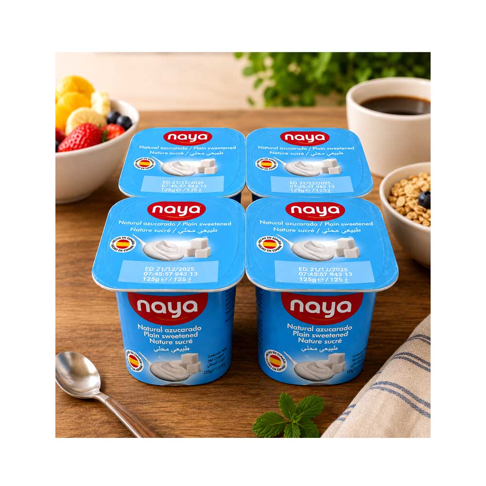 Yogur Sabor Natural Naya (4X125g)
