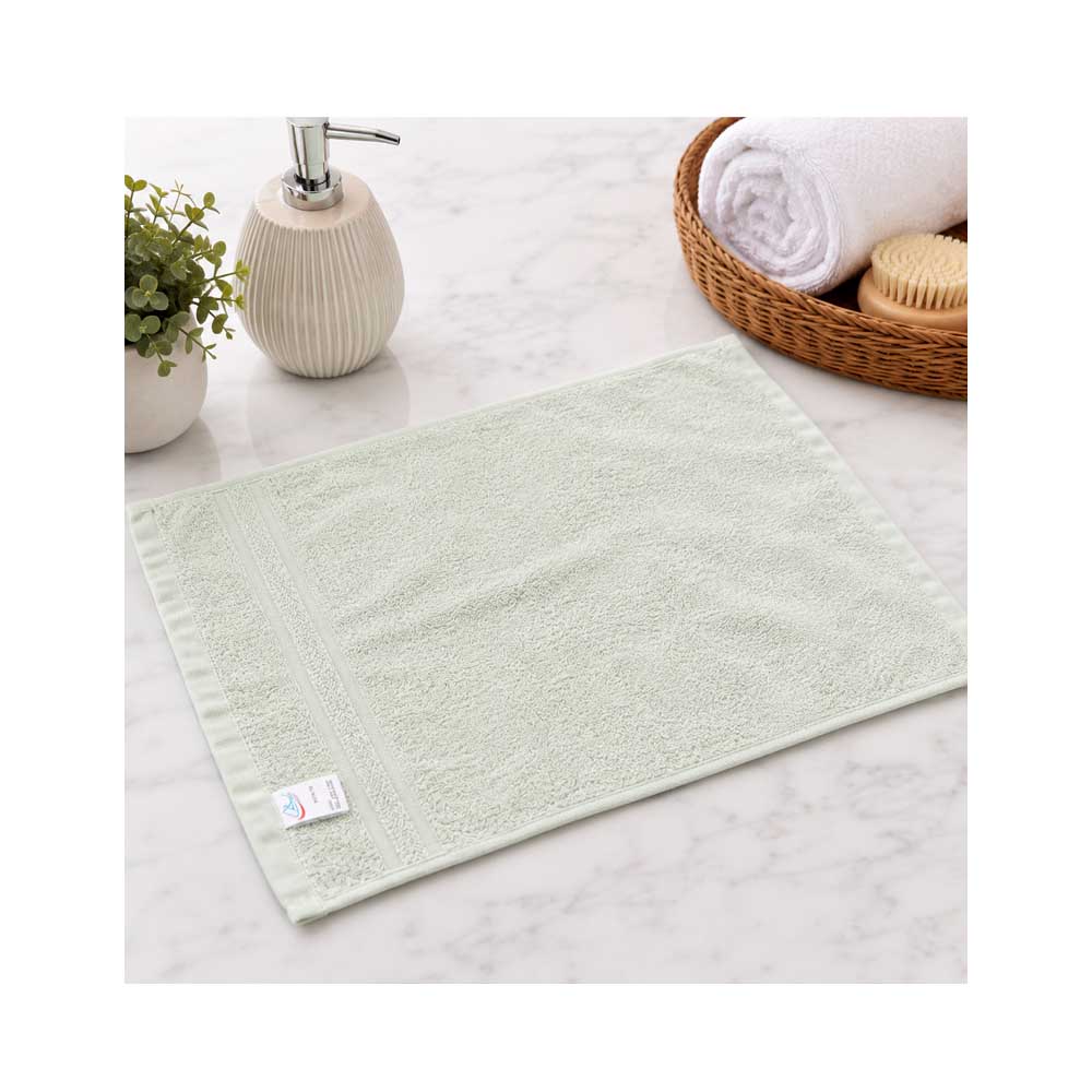 Toalla Bambú Color Verde Claro (30x60cm)