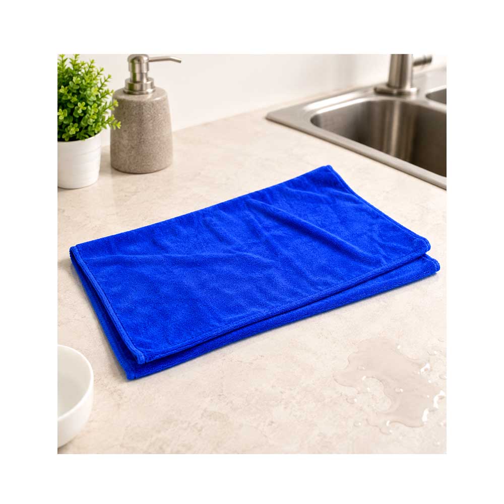 Toalla de Porcelana Color Azul (120x60cm)