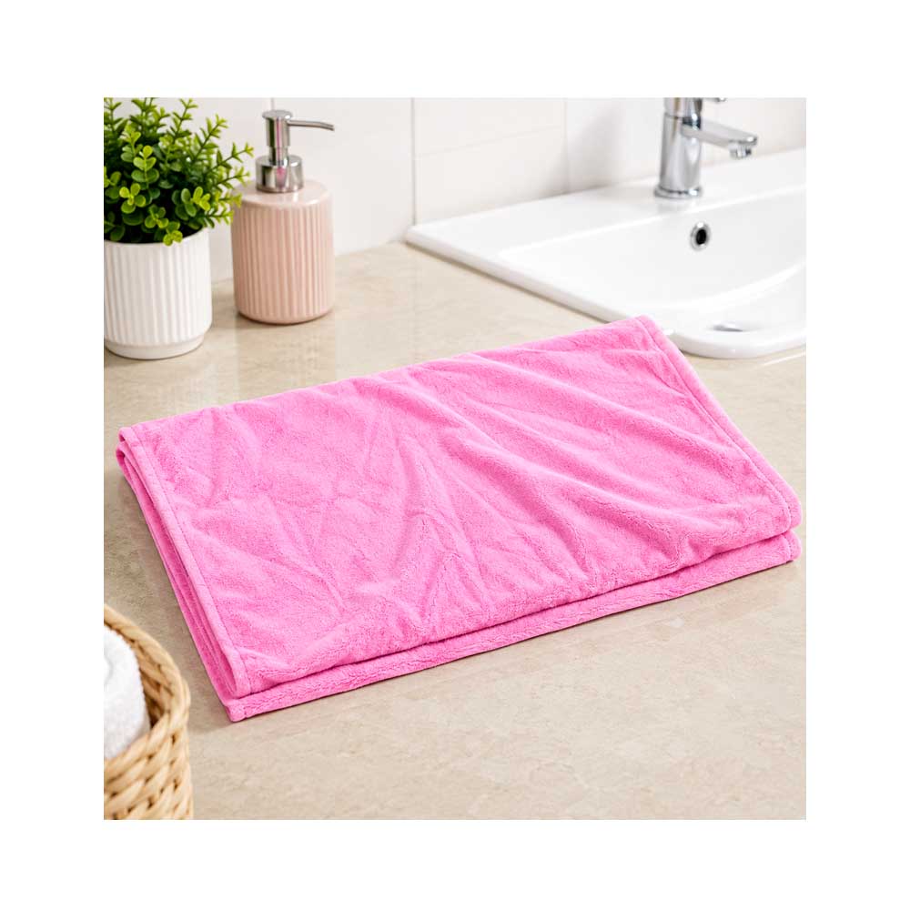 Toalla de Porcelana Color Rosado (120x60cm)