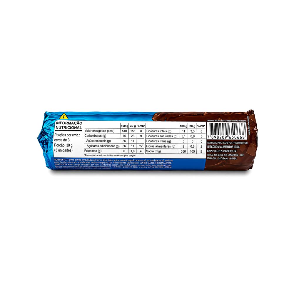 Galletas Rellenas Fomitos Sabor Chocolate (100g)