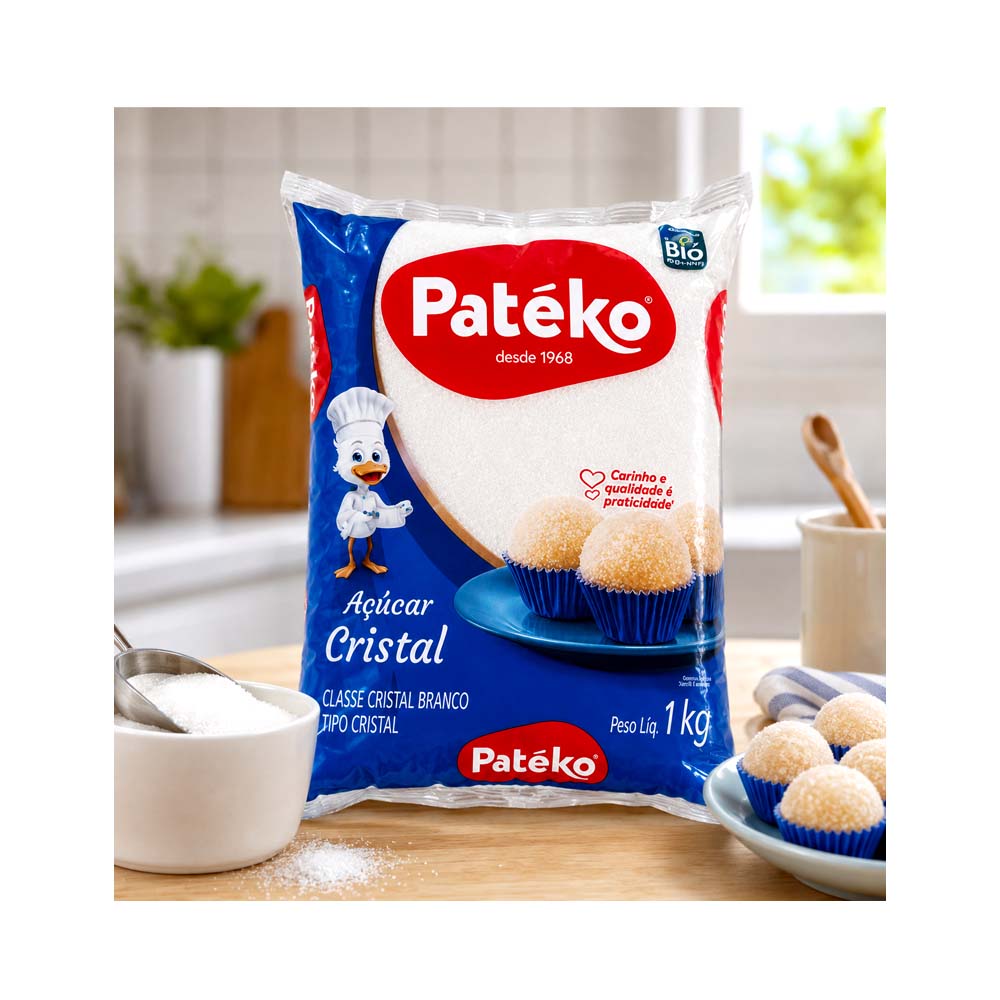 Azúcar Cristal Blanco Pateko (1kg)