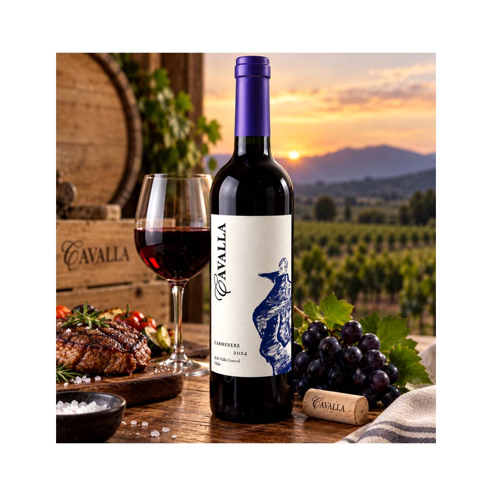 Vino Tinto Cavalla Carmenere 2024 (750ml)