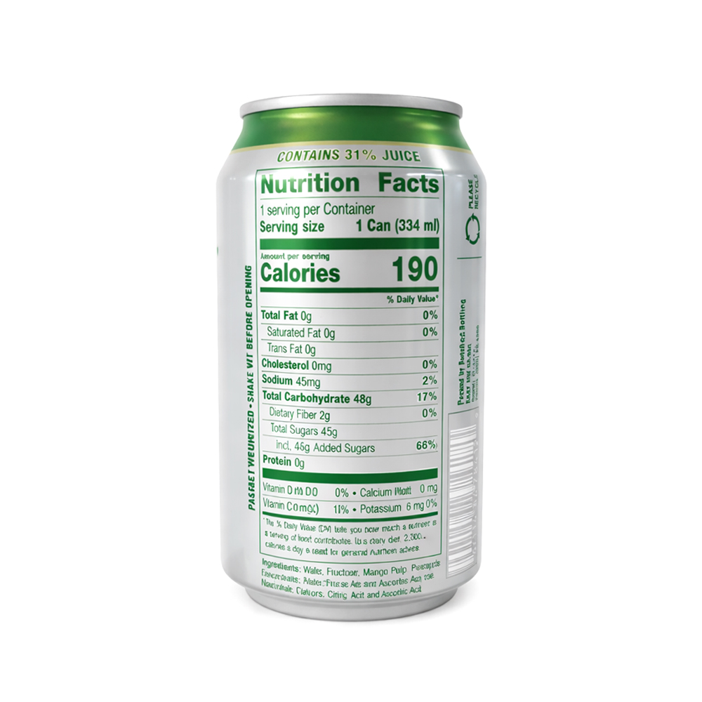 Pack de 12uds de Néctar de Mango & Piña Sunchy (12x334ml)