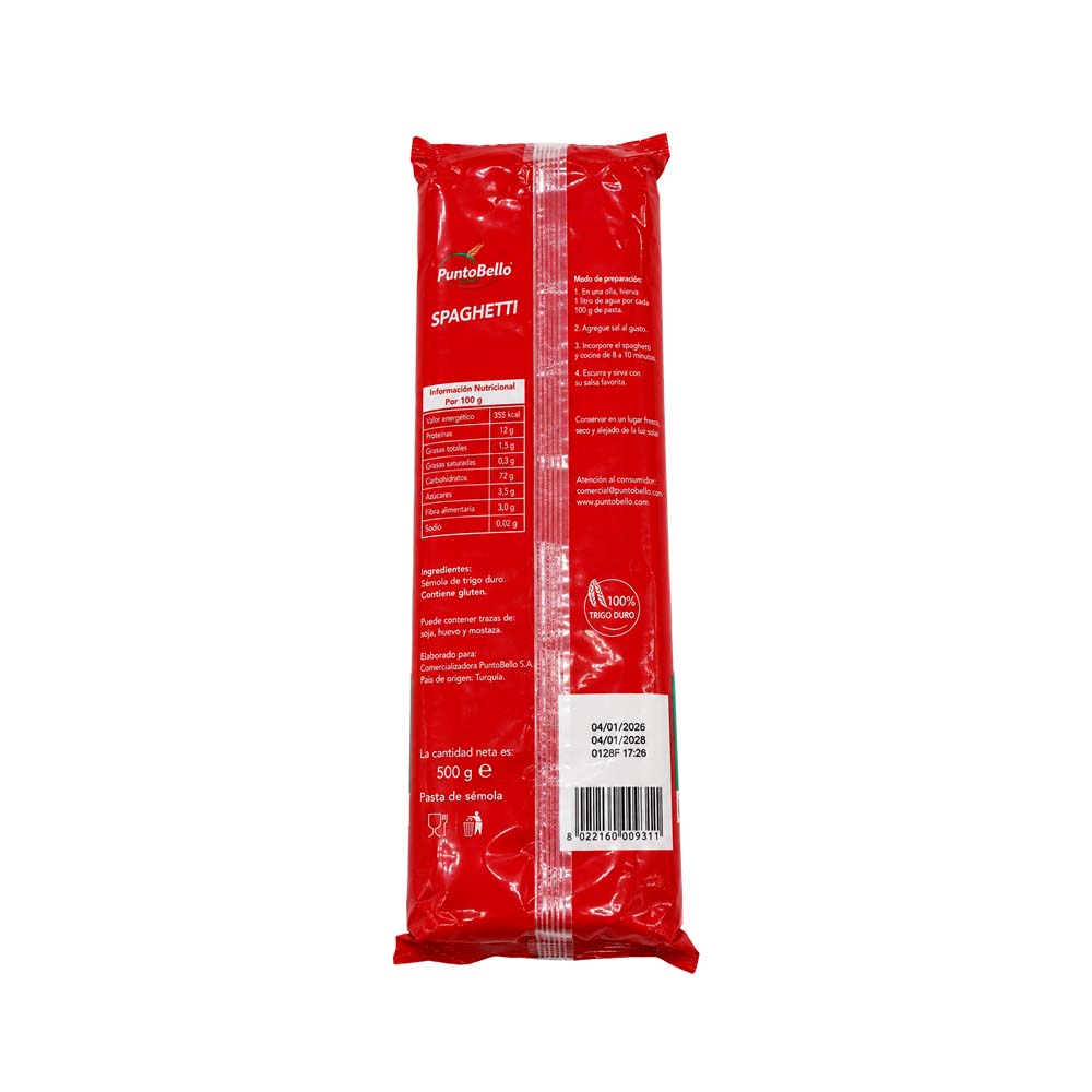 Spaguetti PortoBello (500g)
