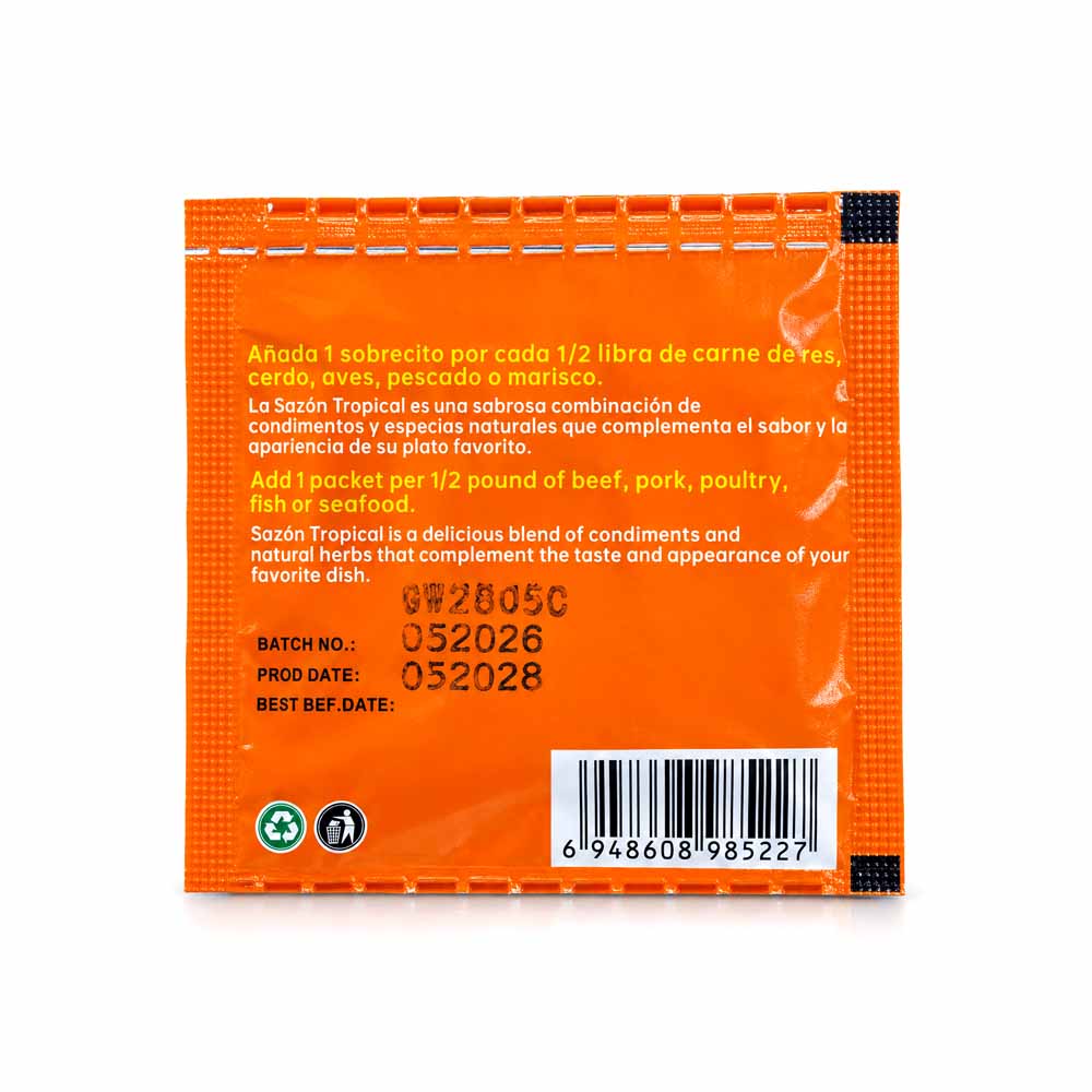 Sazón Royal Tropical con Culantro y Achiote (12udsx6g)