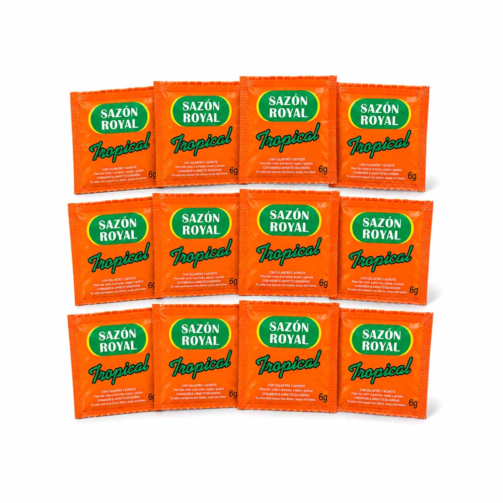 Sazón Royal Tropical con Culantro y Achiote (12udsx6g)