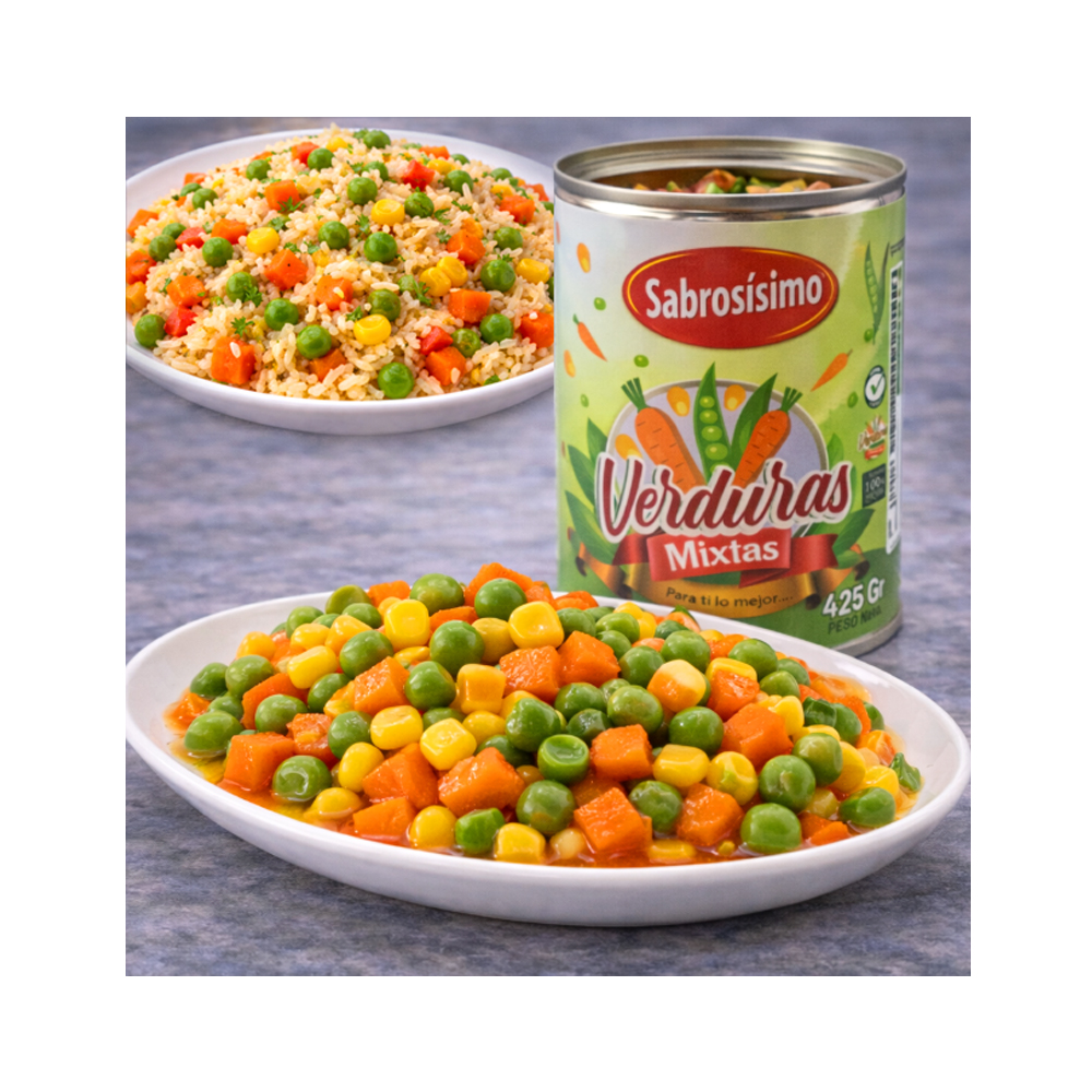 Verduras Mixtas Estilo Macedonia