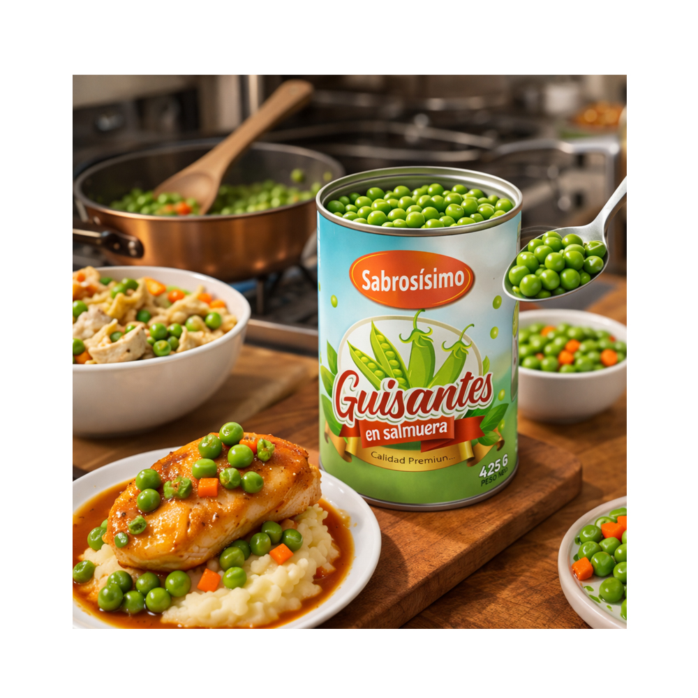 Guisantes Enlatados Premium (425g)