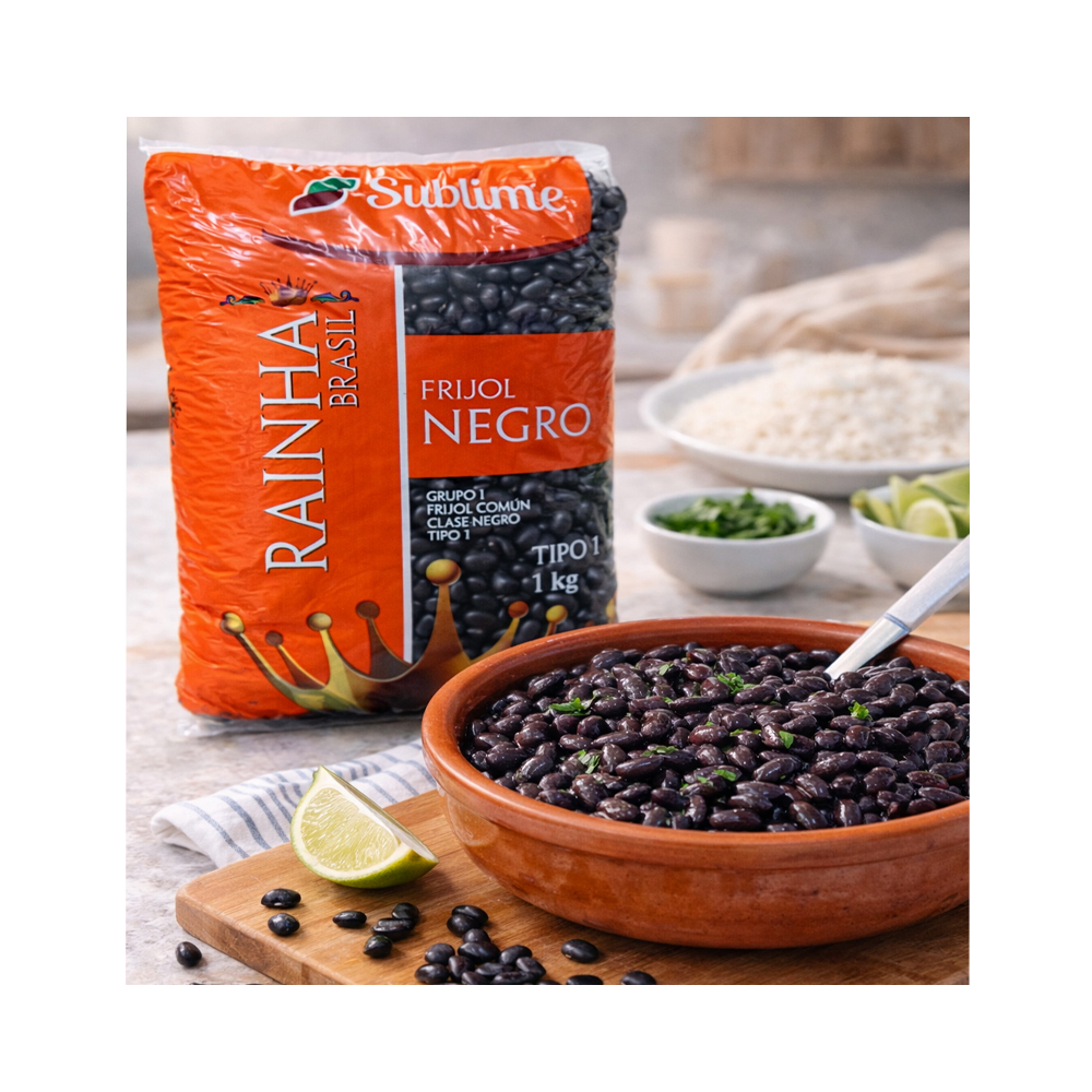 Frijol Negro Rainha (1kg)
