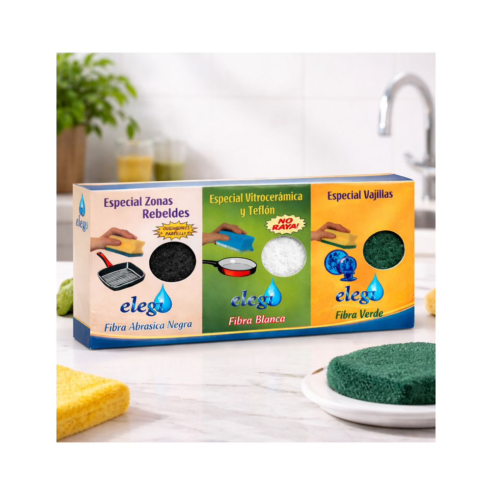 Pack Esponja Multiusos (3uds)