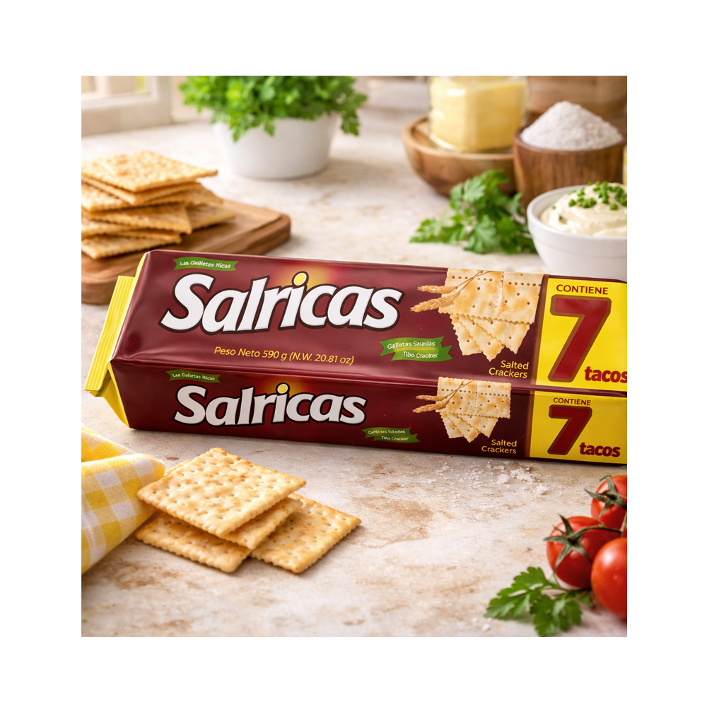 Galledas de Soda Salticos (590g)