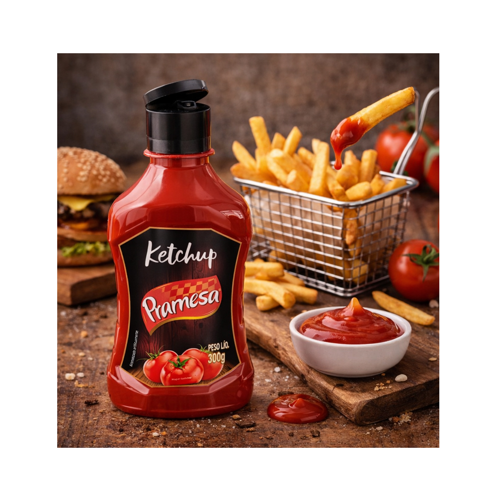 Ketchup Tradicional Pramesa (300g)