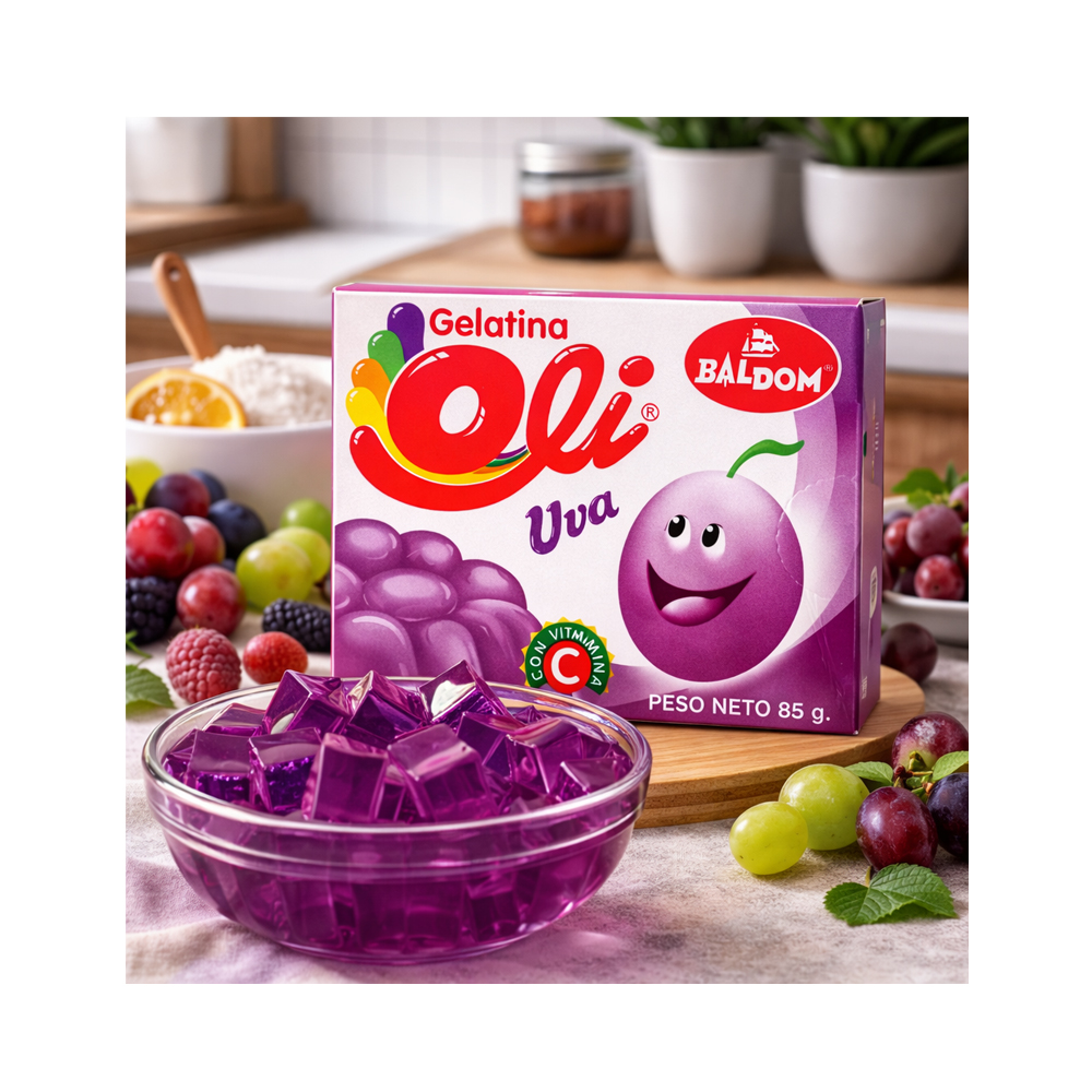 Gelatina de Uva Oli (85g)